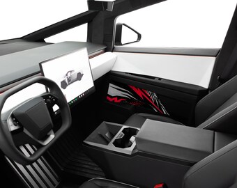 2024+ Cybertruck | 4 Piece | Graphic Overlay | Lower Door Panel Kit | Accessories