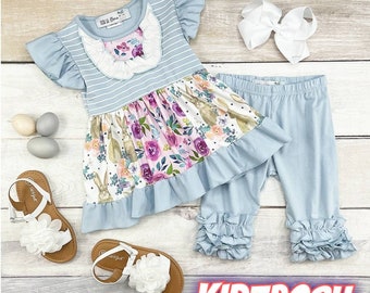 Spring bunny Capri set