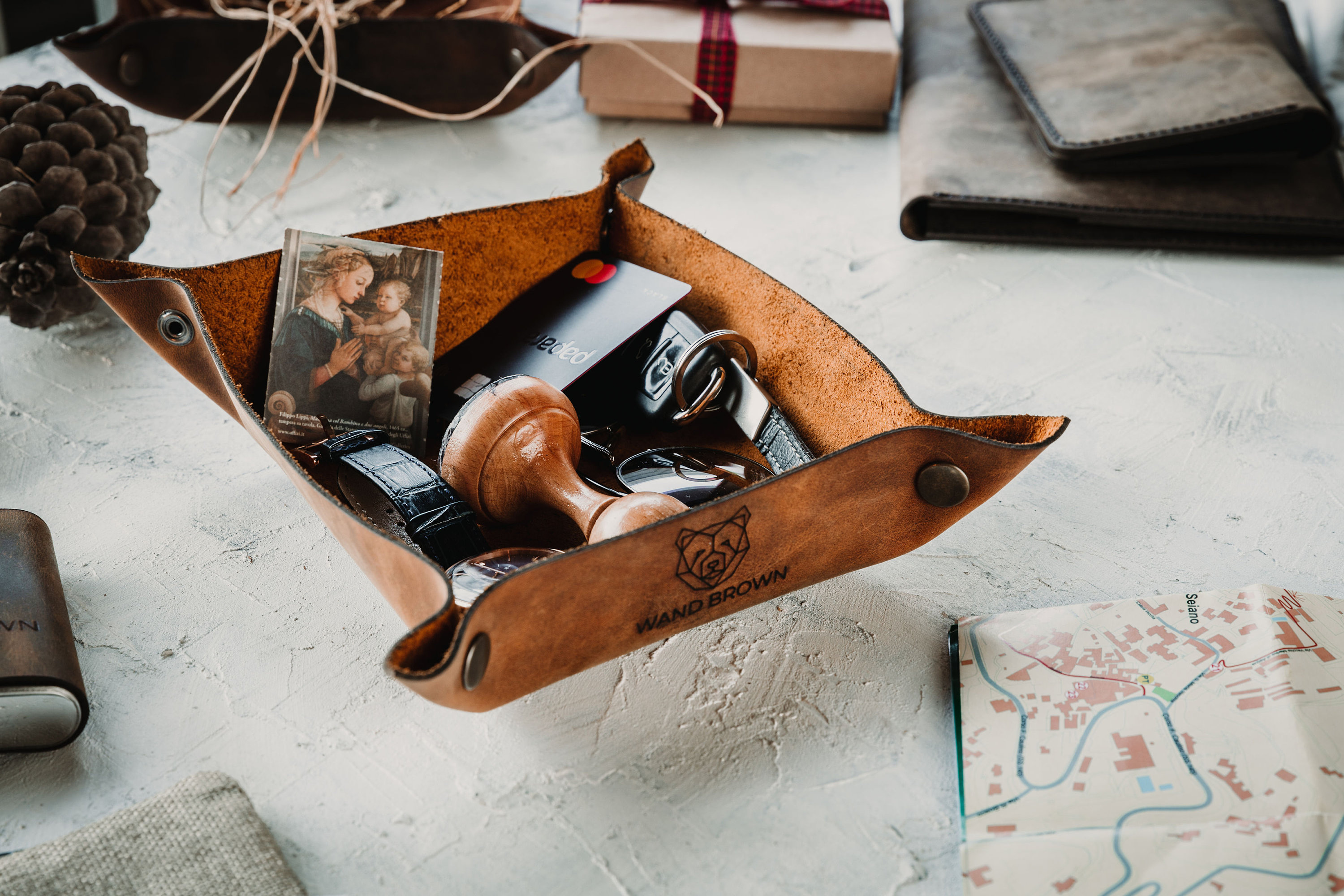 Personalized Decorative Valet Tray Home Desk Organizer Etsy