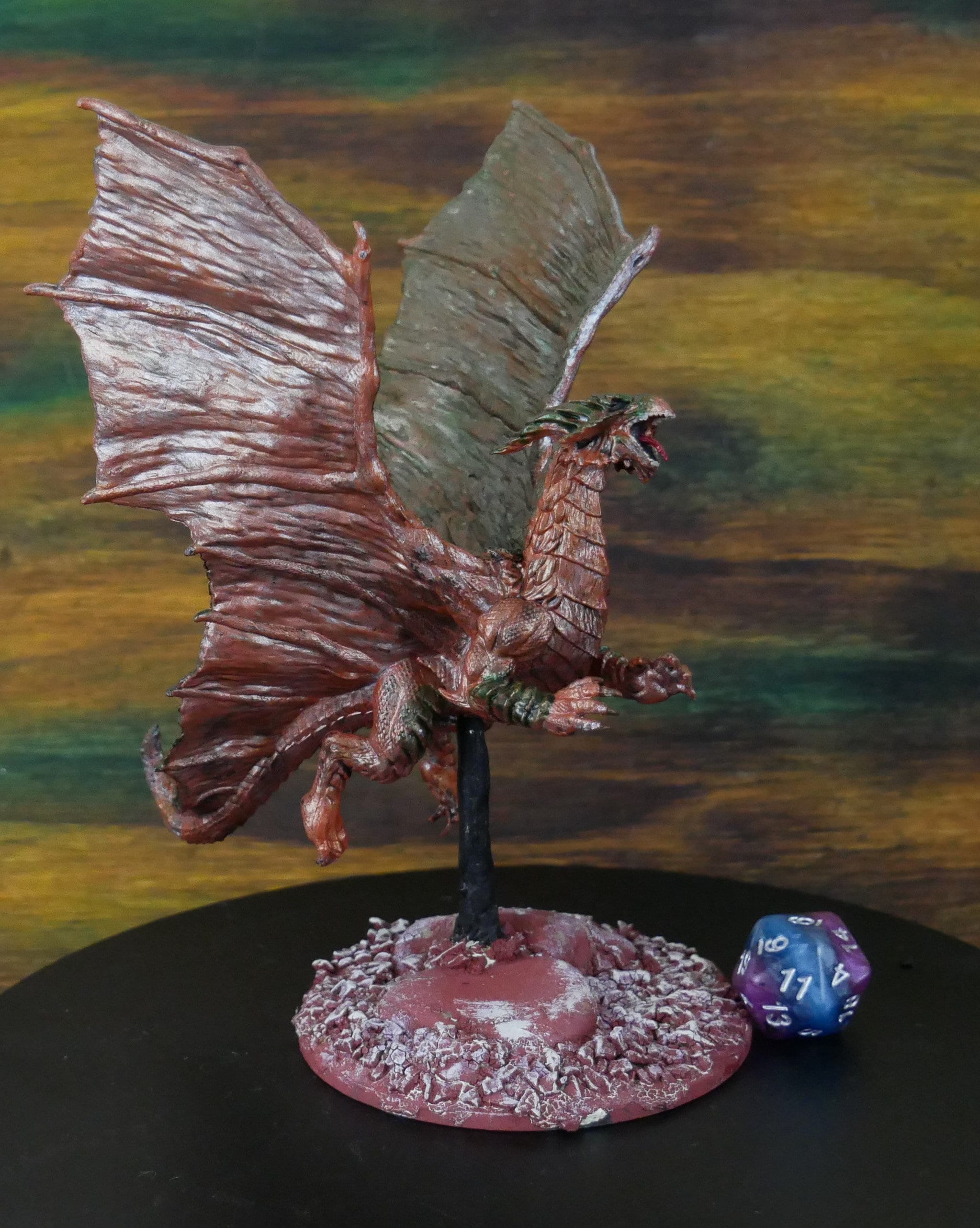 Handpainted Skeletal Wyvern miniature TTRPG RPG DND — Hawksmoor