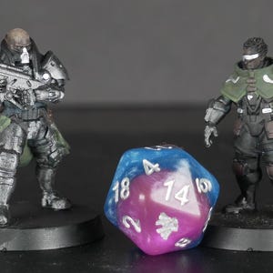 Hand painted Sci Fi Heroes miniatures (2) | Sci Fi | Star Wars | Stargrave | Space Station Zero | Brutality