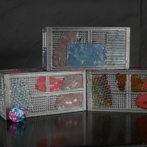 Hand Painted Container Terrain (3) | Sci Fi | Terrain