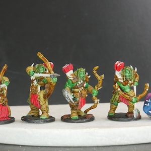 Hand painted Orc Ranger Corps miniature | TTRPG | RPG | DND