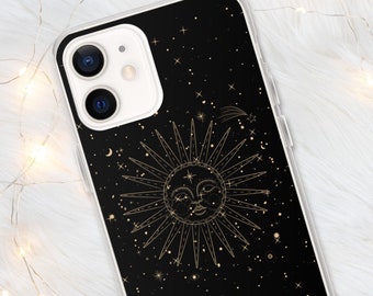 Mystical Sun iPhone Case | Celestial Phone Case | Witchy Constellations iPhone Case