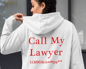 Call My Lawyer Unisex Hoodie | Ästhetischer Hoodie | Ästhetische Kleidung | Grunge Kleidung | Unisex Hoodie
