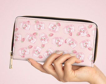 Strawberry milk wallet sale