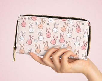 Personalized Cute Kawaii Rabbit Wallet