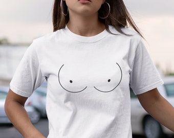 Free the Boob T-Shirt | Female Breasts Shirt | Feminism Art Tee | Feminist Clothing | Female Nudity | Unisex T-Shirt