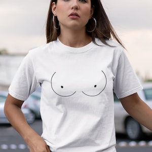 Free the Boob T-Shirt | Female Breasts Shirt | Feminism Art Tee | Feminist Clothing | Female Nudity | Unisex T-Shirt