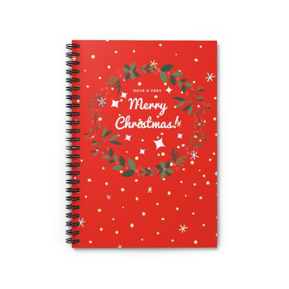 Have a California Christmas Red Spiral Notebook Have a California Christmas Red Spiral Notebook