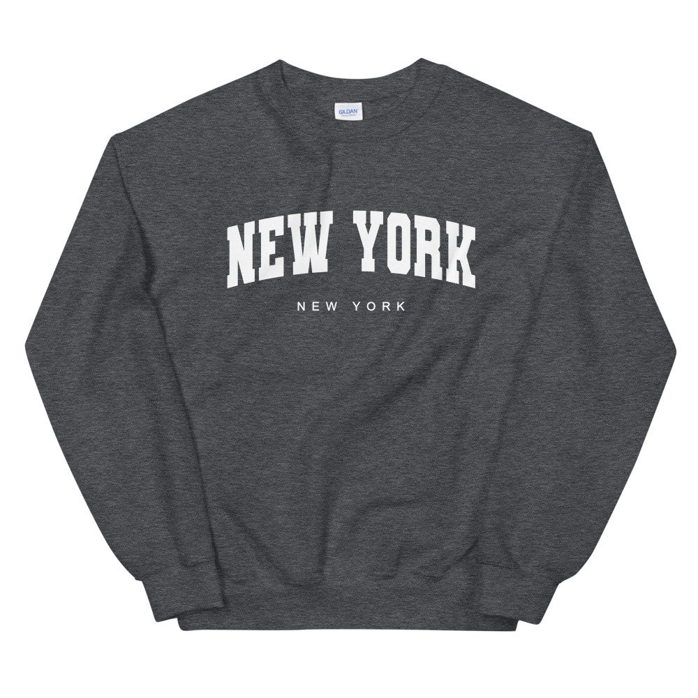 NYC Varsity Crewneck Sweatshirt NYC Sweatshirt Vintage NYC | Etsy