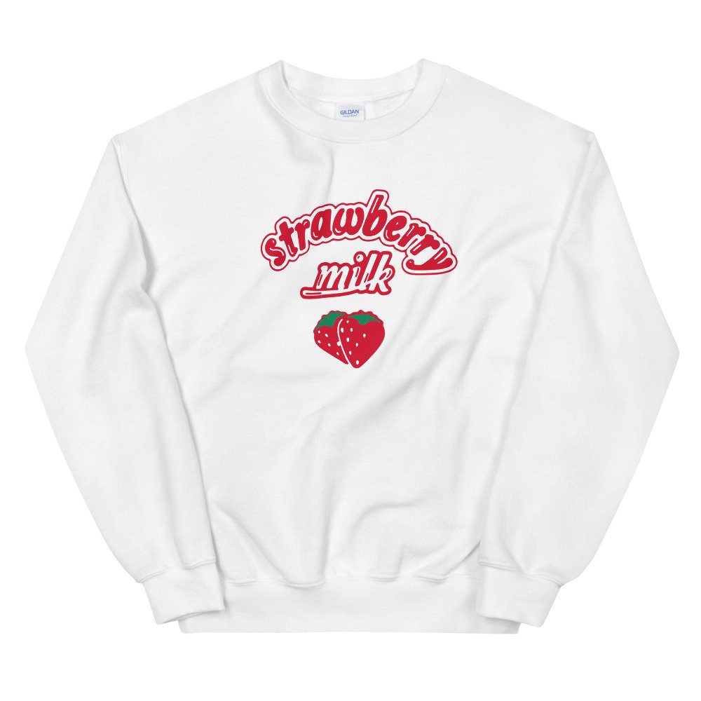 Strawberry top milk sweatshirt