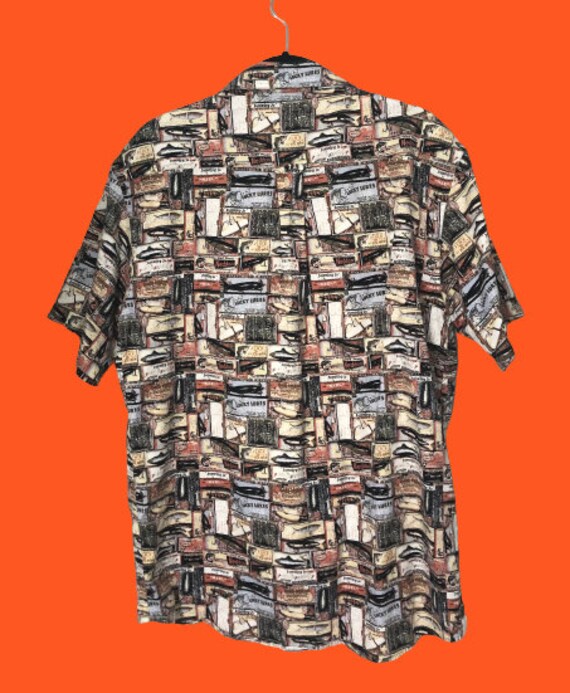 Vintage Magellan Graphic Button up 