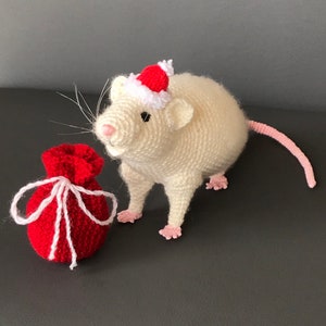 Patron numérique au crochet Rat réaliste image 8