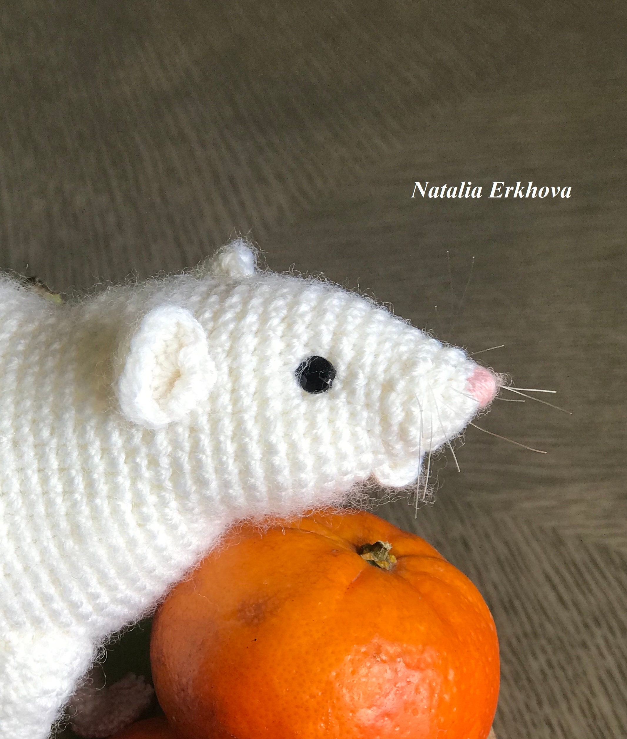 Crochet pattern Realistic Rat crochet tutorial rat white rat Etsy