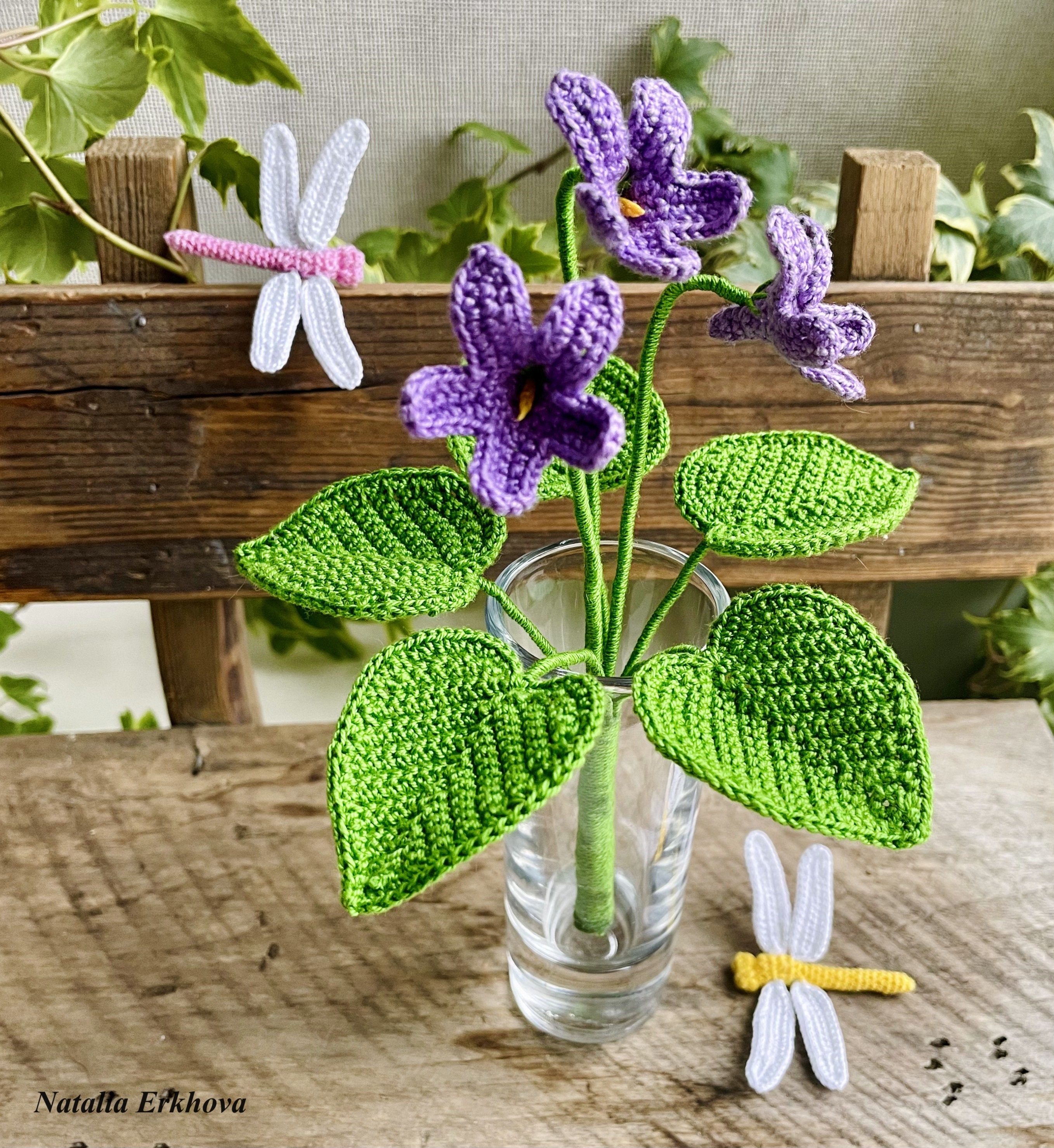 Wild Violet Digital Crochet Flower Pattern PDF (english Only) - Etsy