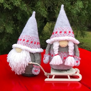 Digital crochet pattern Nordic Gnomes image 9