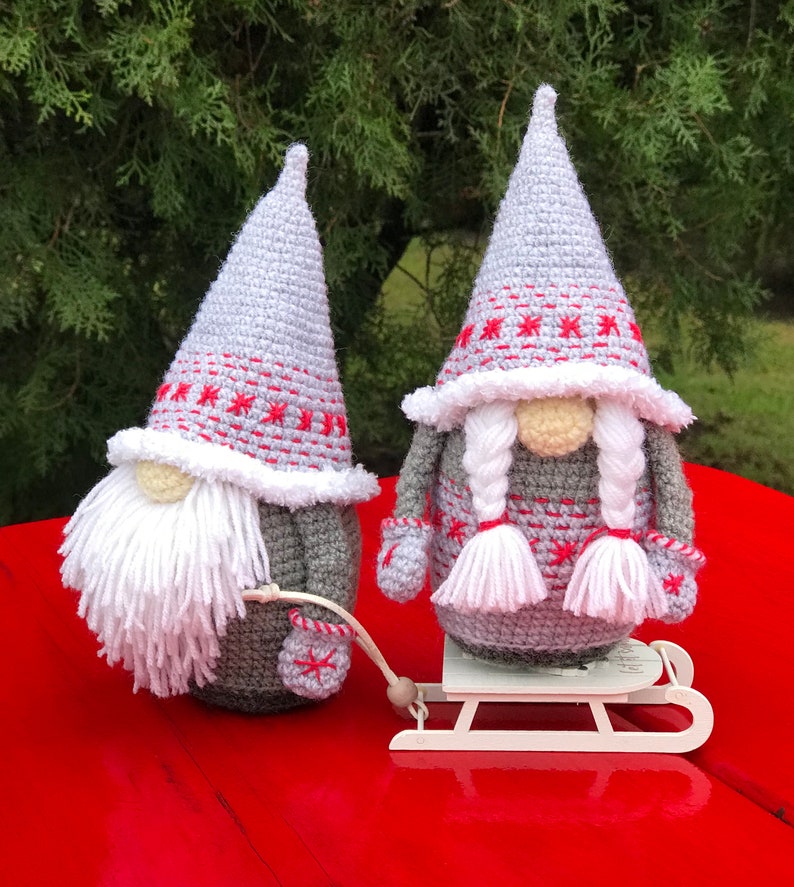 Digital crochet pattern Nordic Gnomes image 9