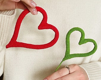 Heart digital crochet pattern