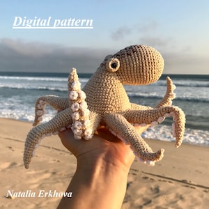 Digital crochet pattern Octopus