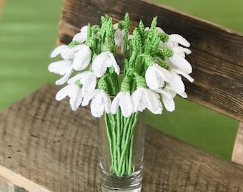 Digital crochet pattern Snowdrop