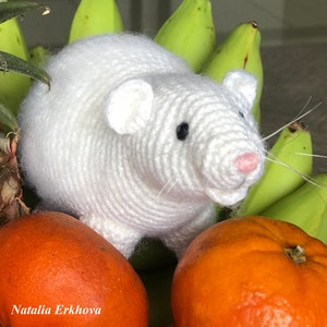 Patron numérique au crochet Rat réaliste image 2