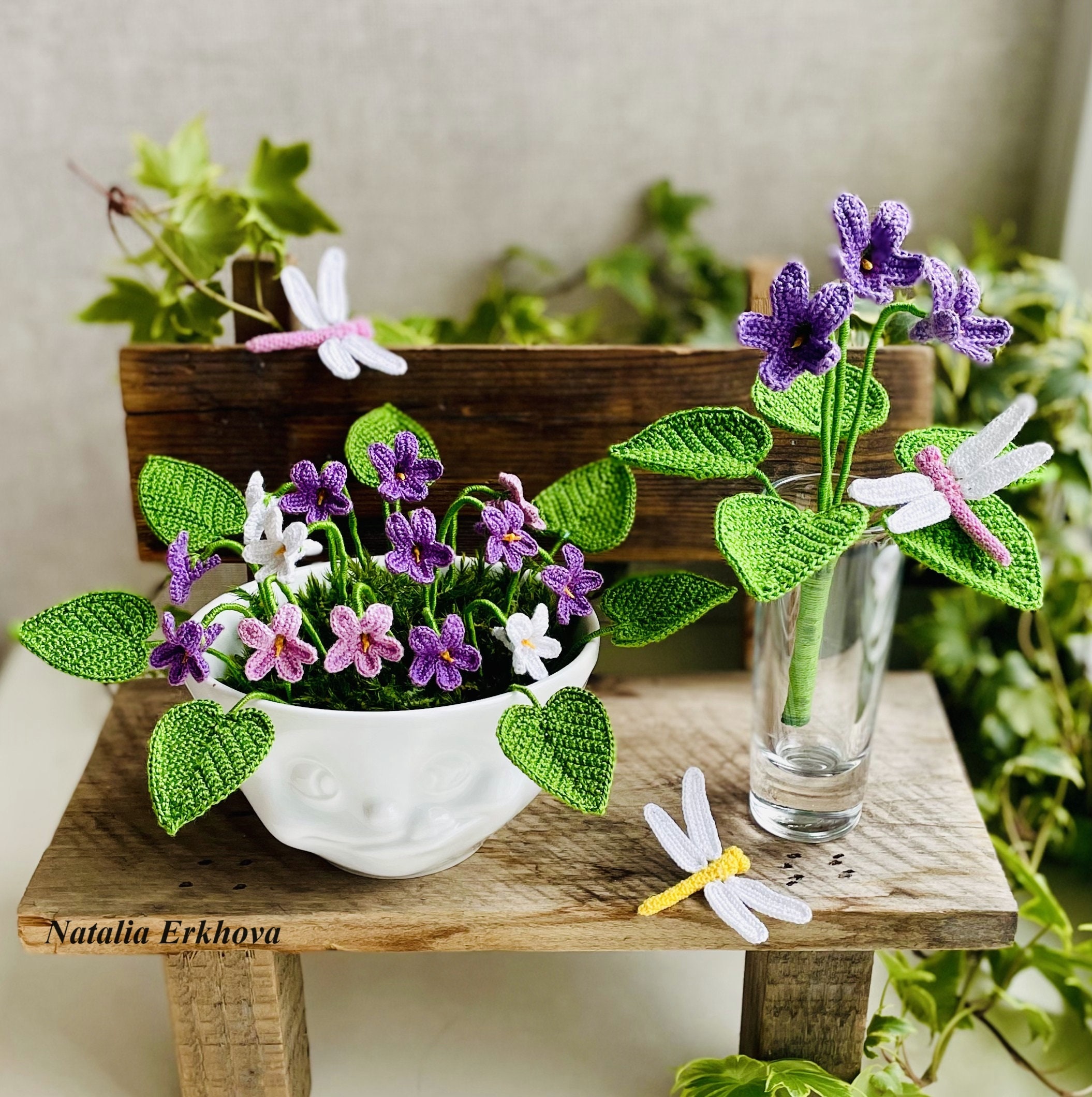 Wild Violet Digital Crochet Flower Pattern PDF (english Only) - Etsy