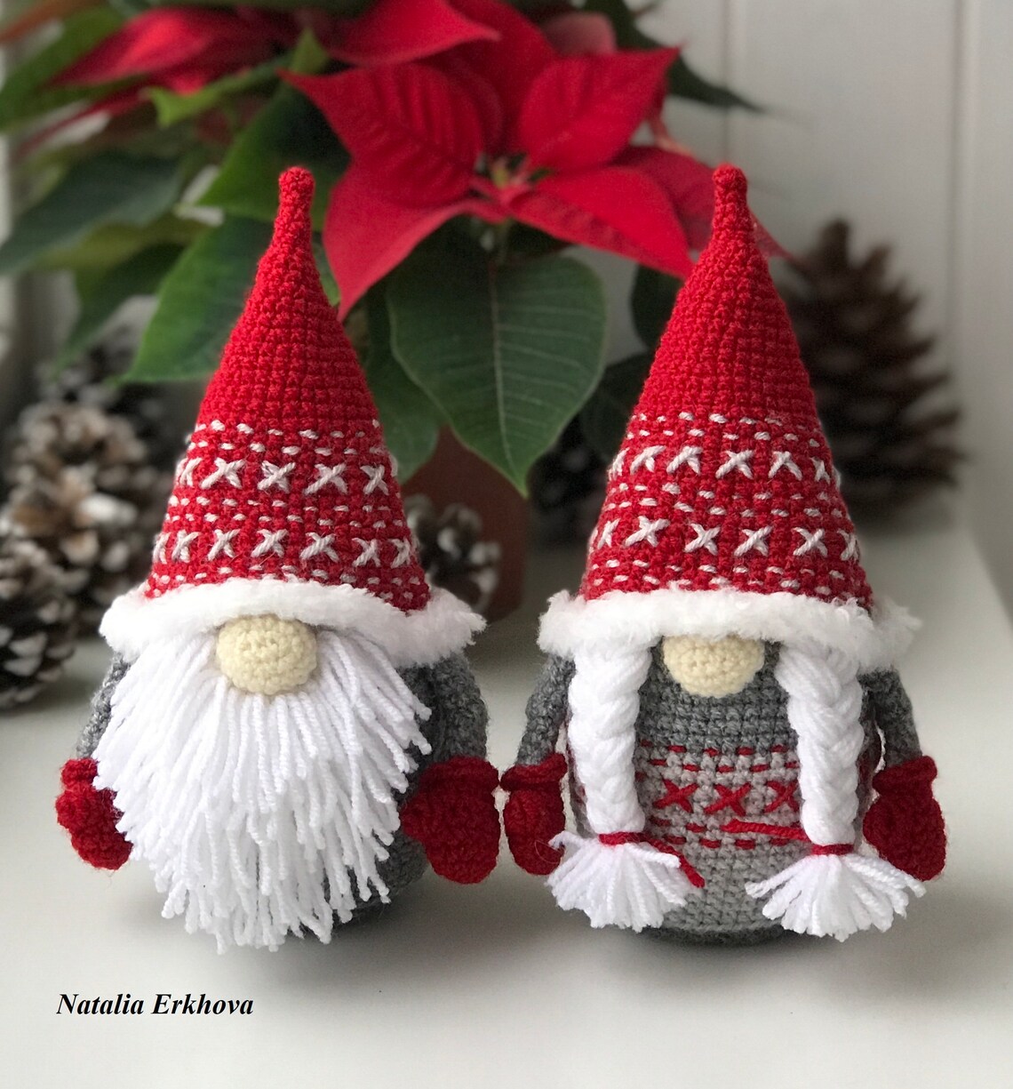 Crochet Pattern Nordic Gnomes Crochet Etsy