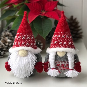 Digital crochet pattern Nordic Gnomes image 2