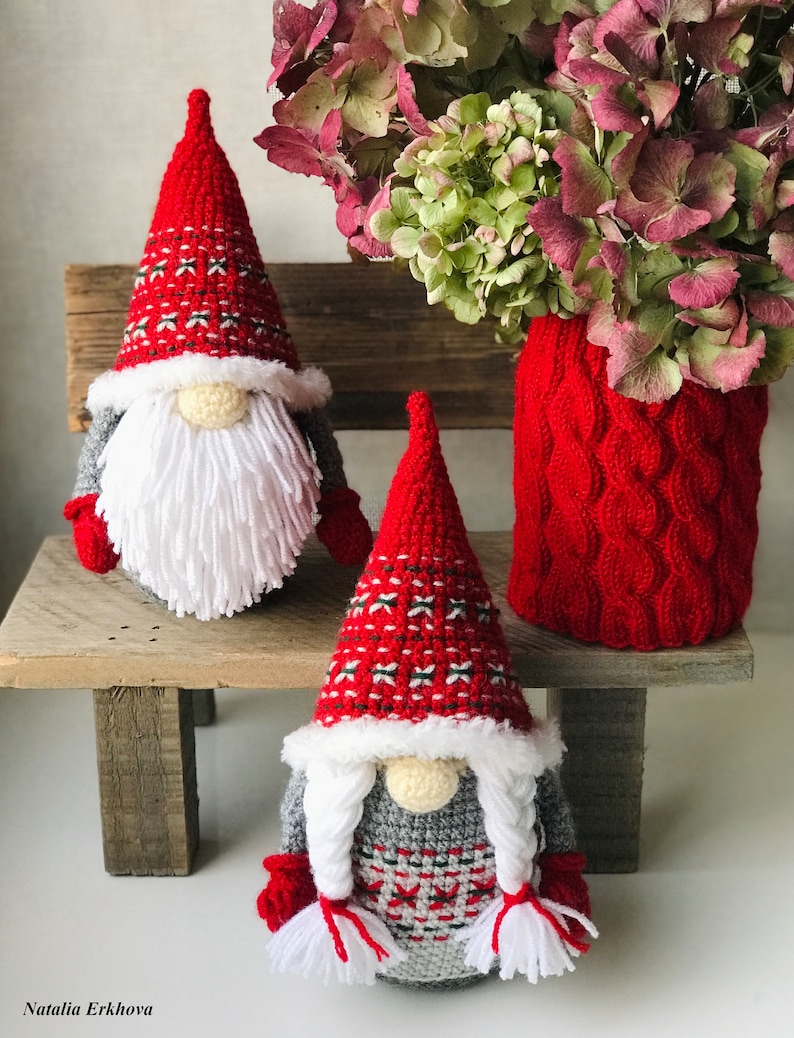 Digital crochet pattern Nordic Gnomes image 10