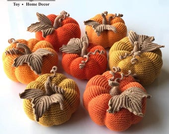 Pumpkin Digital Сrochet Pattern (English language)