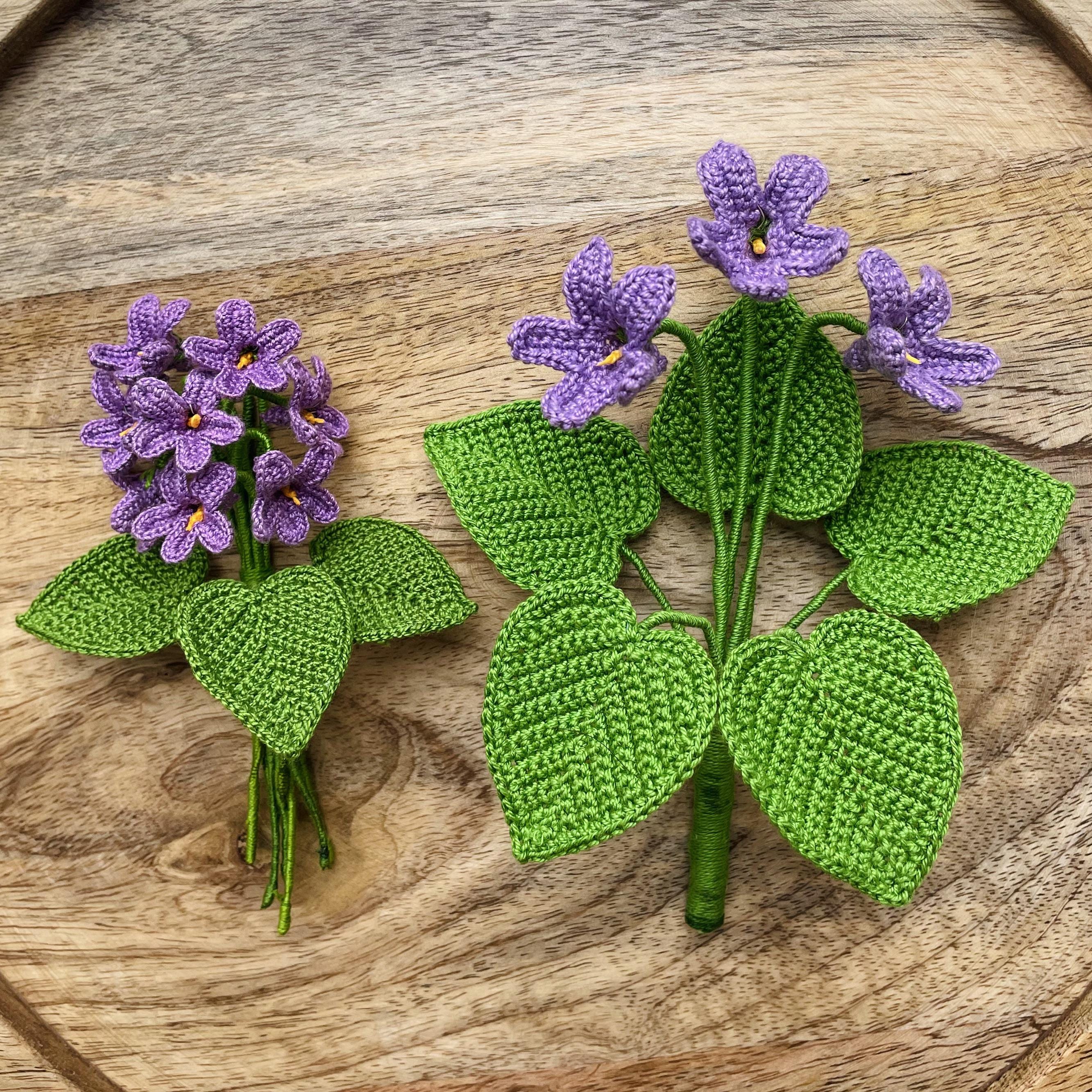 Wild Violet Digital Crochet Flower Pattern PDF (english Only) - Etsy