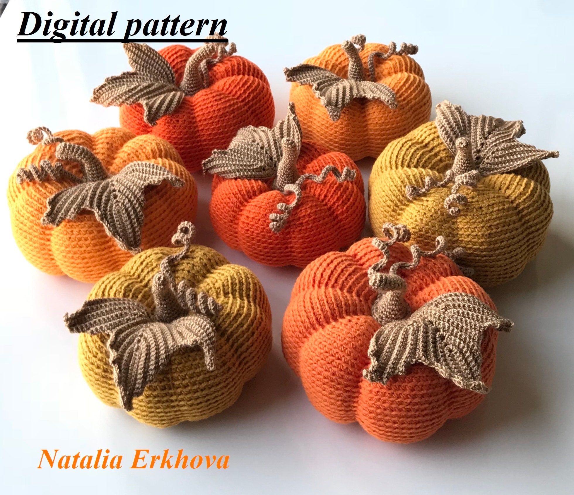 Digital crochet pattern "Pumpkin" (English language)