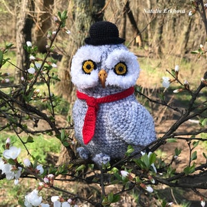 Digital crochet pattern Owl