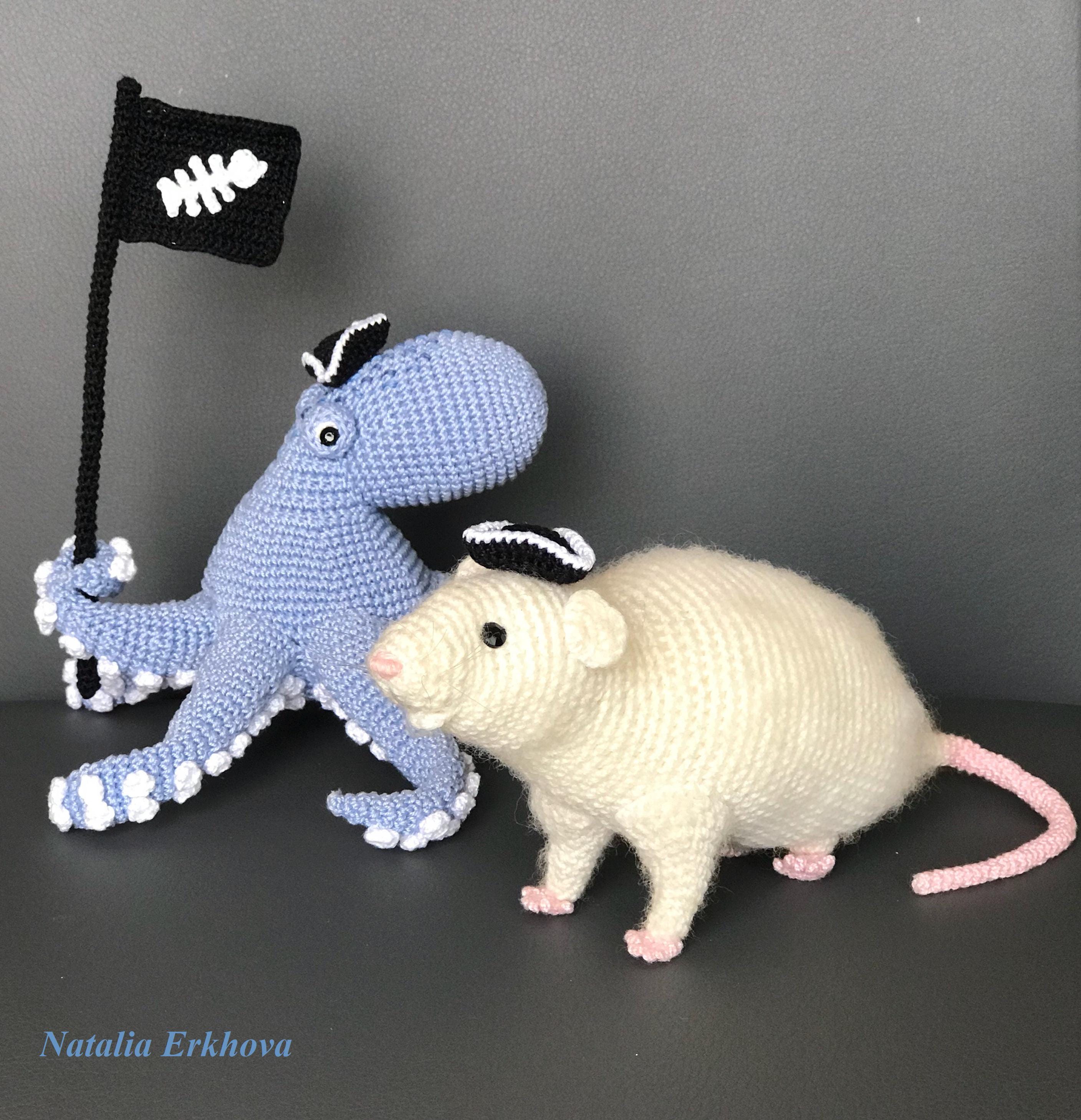 リアルなネズミのデジタルかぎ針編みパターン - Etsy 日本