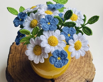 Digital crochet patern Spring bouquet