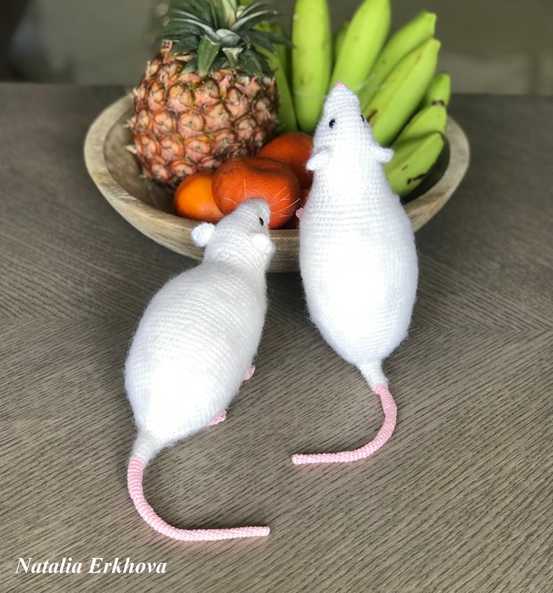 Digital crochet pattern Realistic Rat image 5