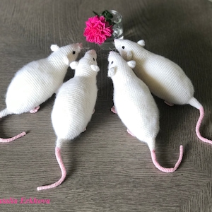 Patron numérique au crochet Rat réaliste image 10