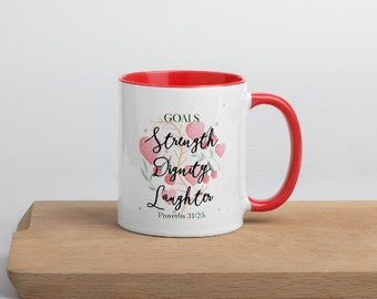 Proverbs 31 Goals | Proverbs 31 Woman Gift | Christian Coffee Lovers Mug
