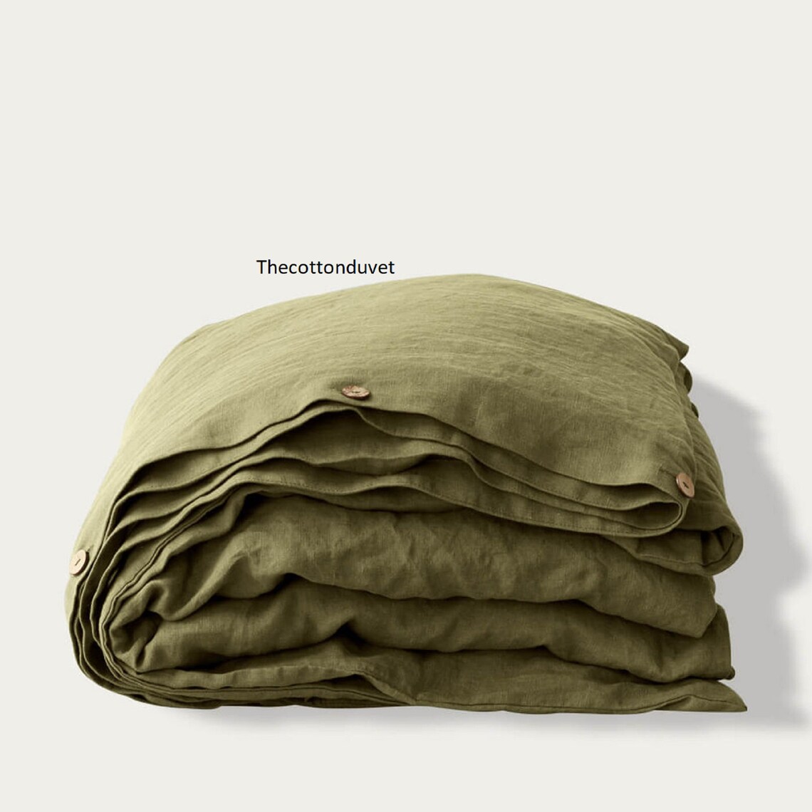 Olive Green Duvet Cover Linen Duvet Cover Green Linen Bedding Etsy