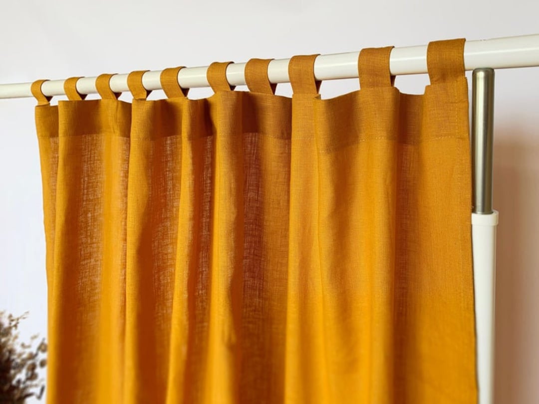 Yellow Mustard Shower Curtains for Living Room for Bedroom Etsy