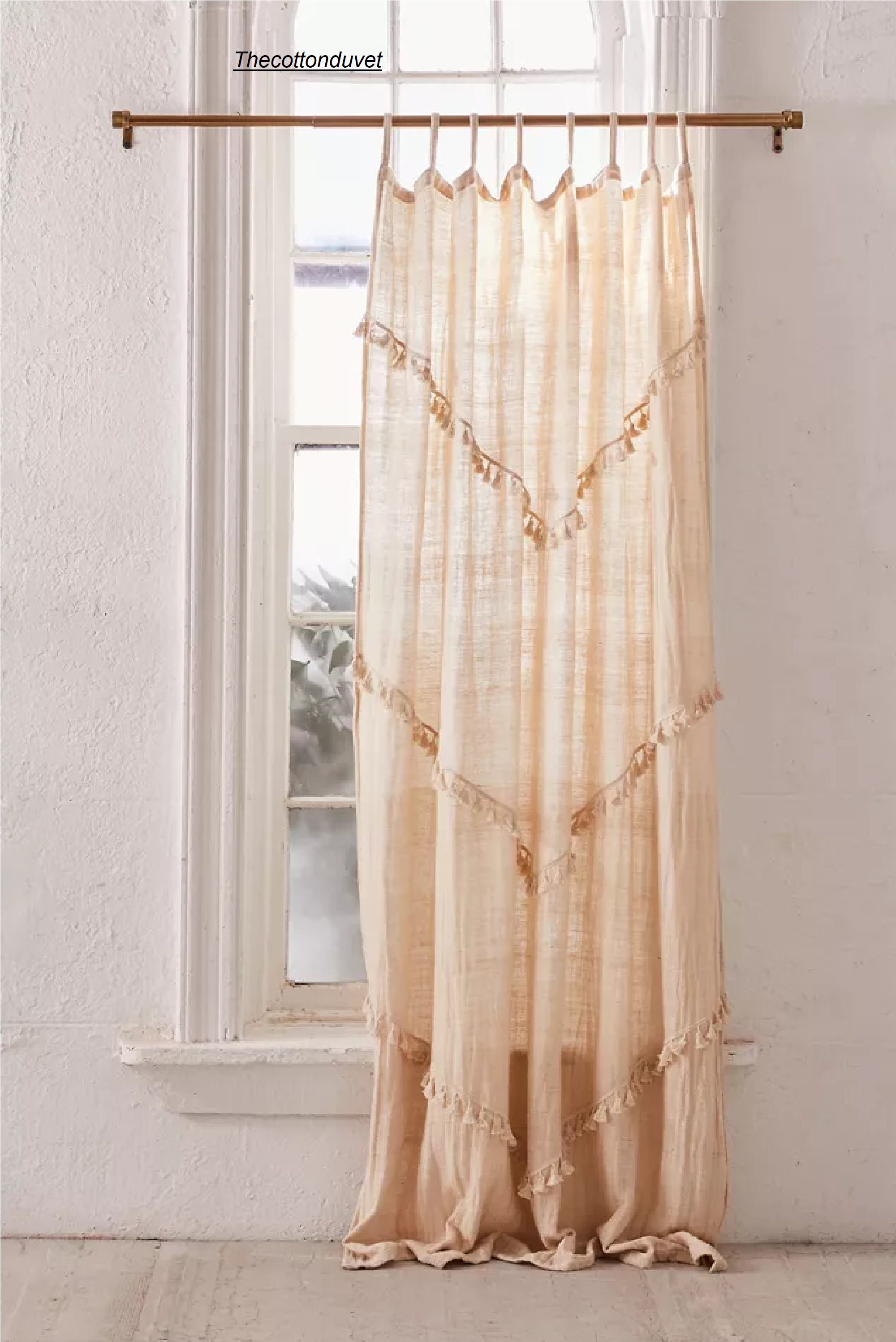 Handmade Tassels Curtain Fringes Curtain Window Curtain Boho Etsy
