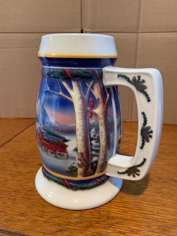 Vintage Budweiser Mugs Holiday Collection W/ Free Budweiser Extras