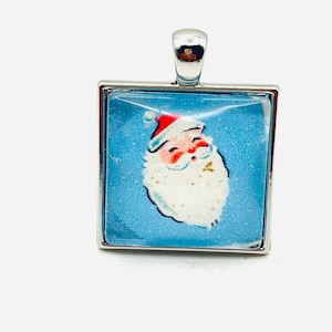 Christmas glass pendants.