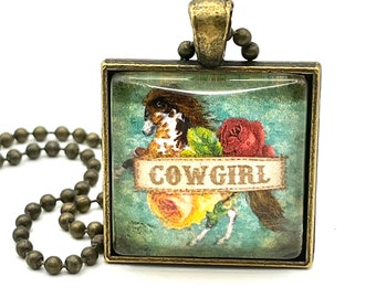 Boho Cowgirl Pendant