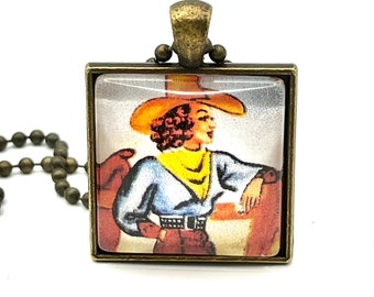 Cowgirl Pendant