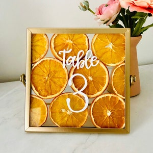 Numeri da tavolo personalizzati con lettere a mano, oro, matrimonio boho, baby shower, addio al nubilato, calligrafia