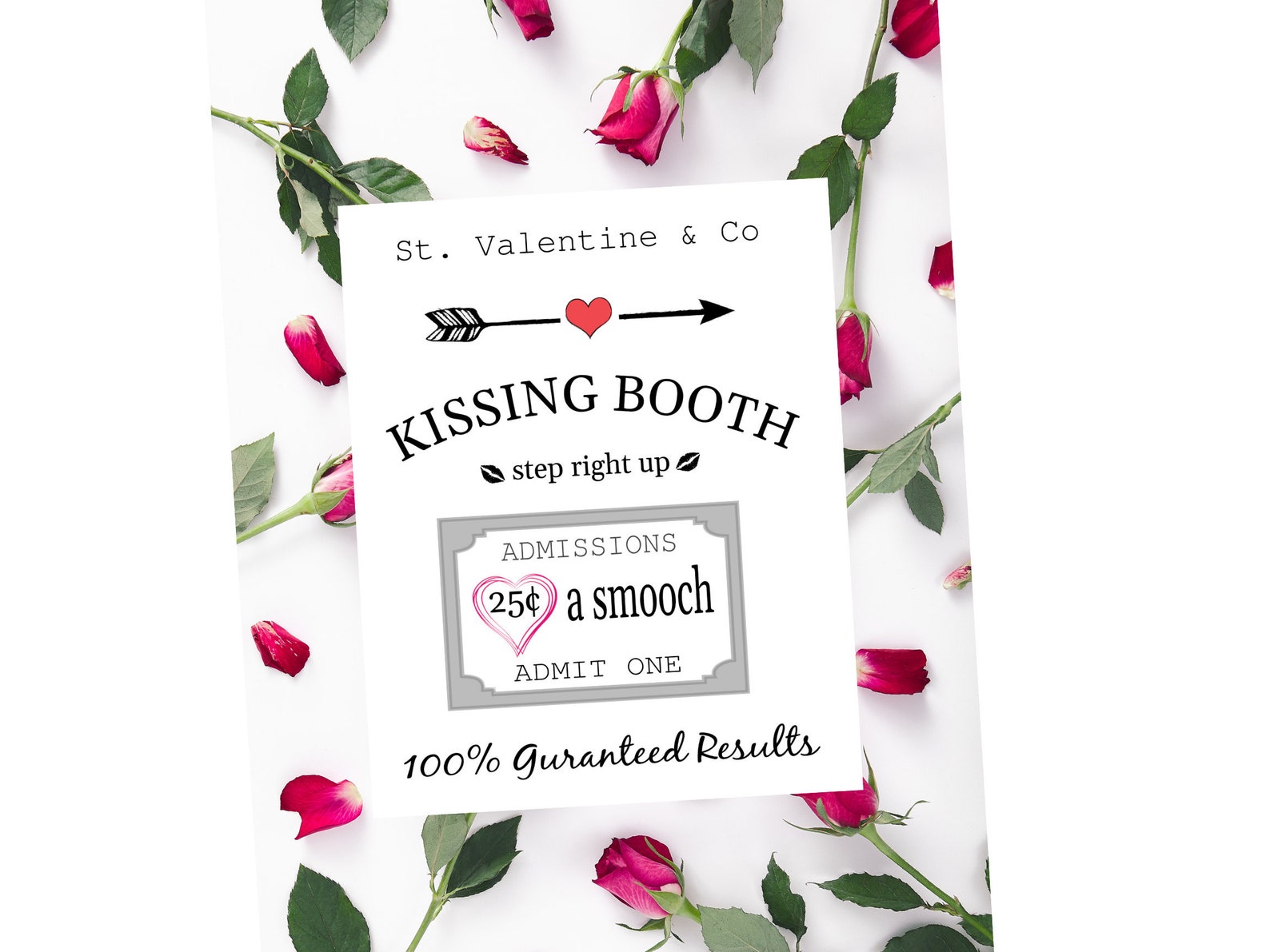 Kissing Booth Sign, Printable Wall Art, Explore Now - Etsy
