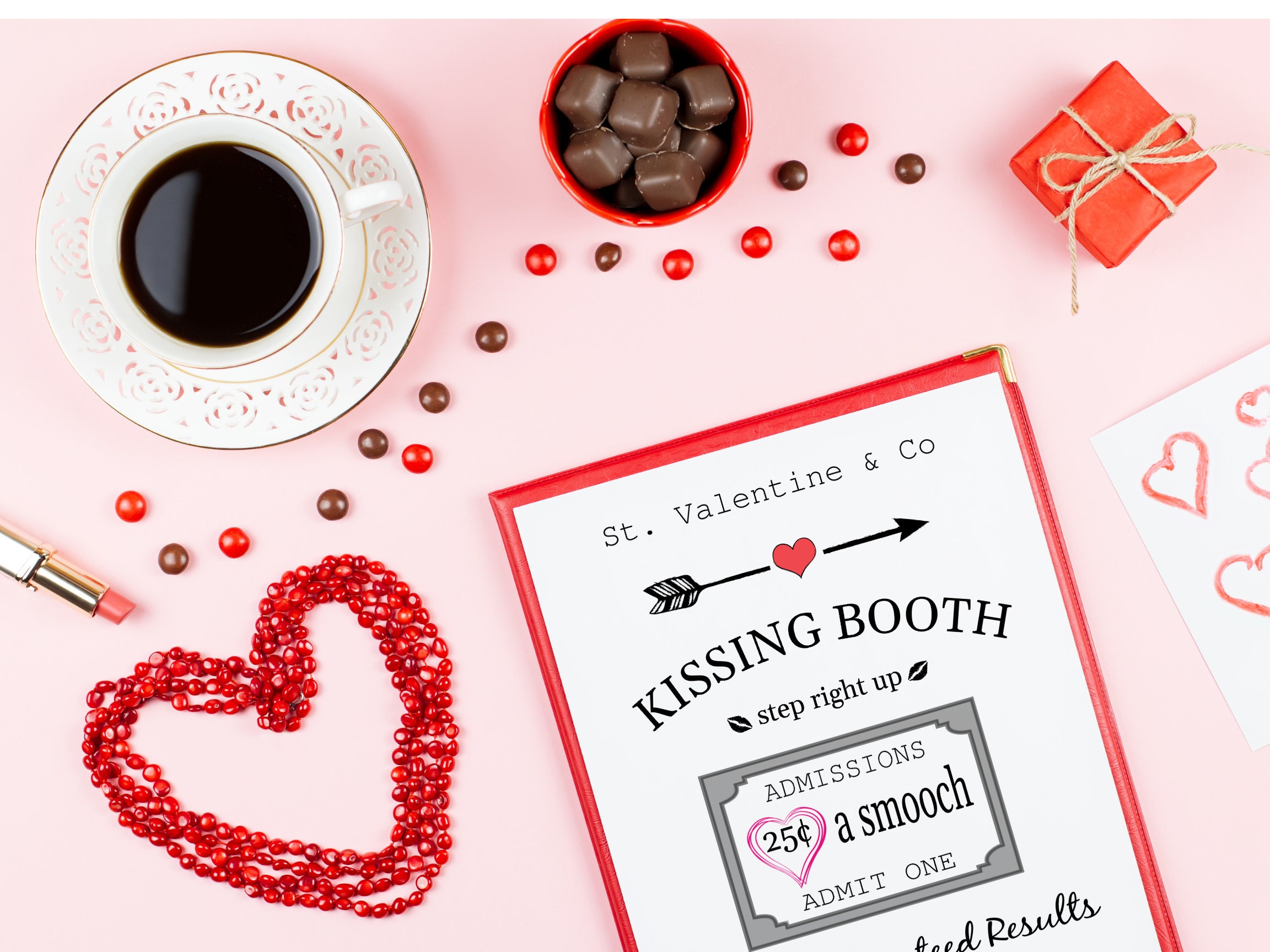 Kissing Booth Sign, Printable Wall Art, Explore Now - Etsy