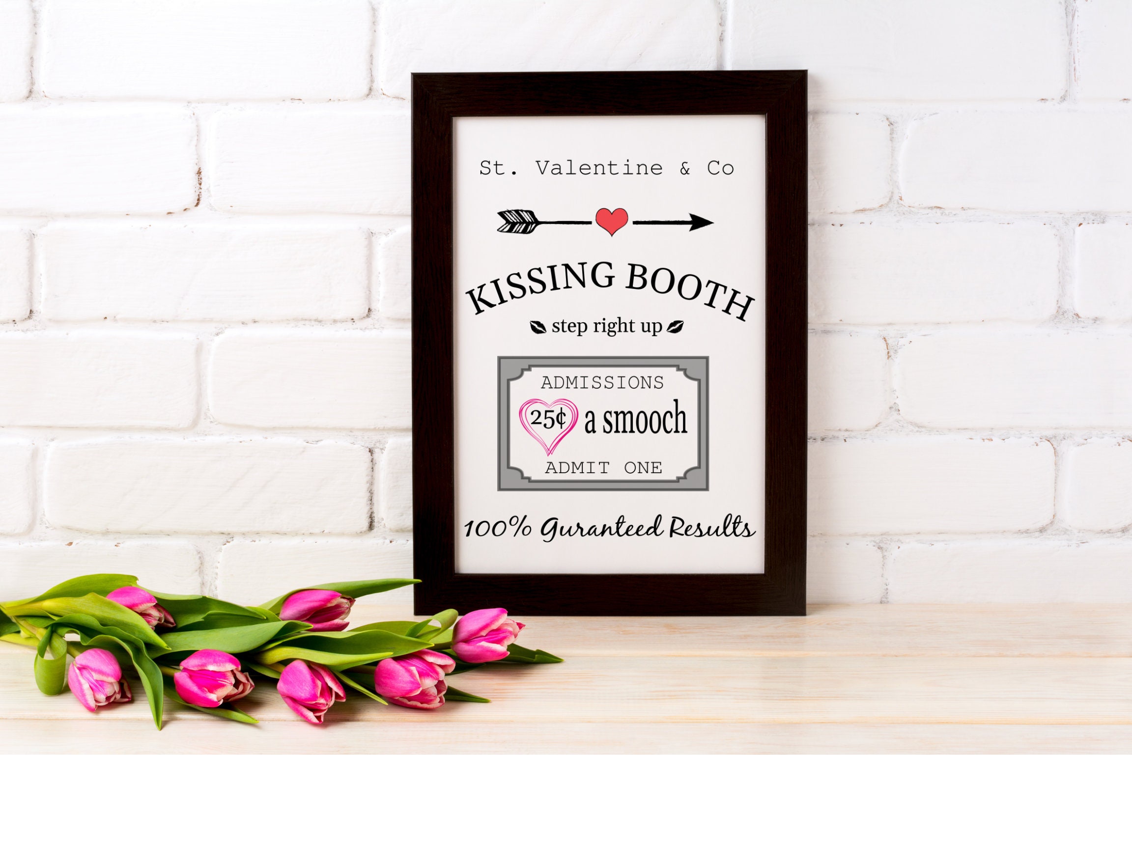 Kissing Booth Sign, Printable Wall Art, Explore Now - Etsy